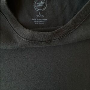 Wonder Nation Men's Classic Black Tee